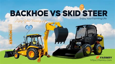 tractor vs skid steer for poultry houses|skid steer vs backhoe.